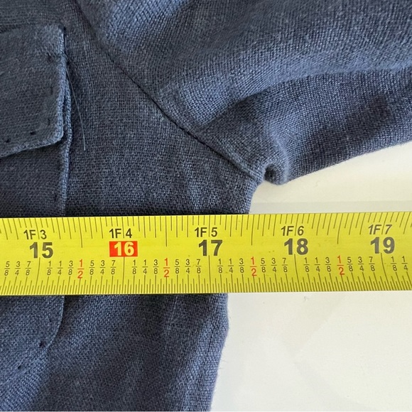 Anne Klein blazer women size xs /s Navy old money quiet‎ luxury - Picture 6 of 10